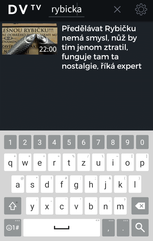 DVTV na LG Flex 2 (Android)