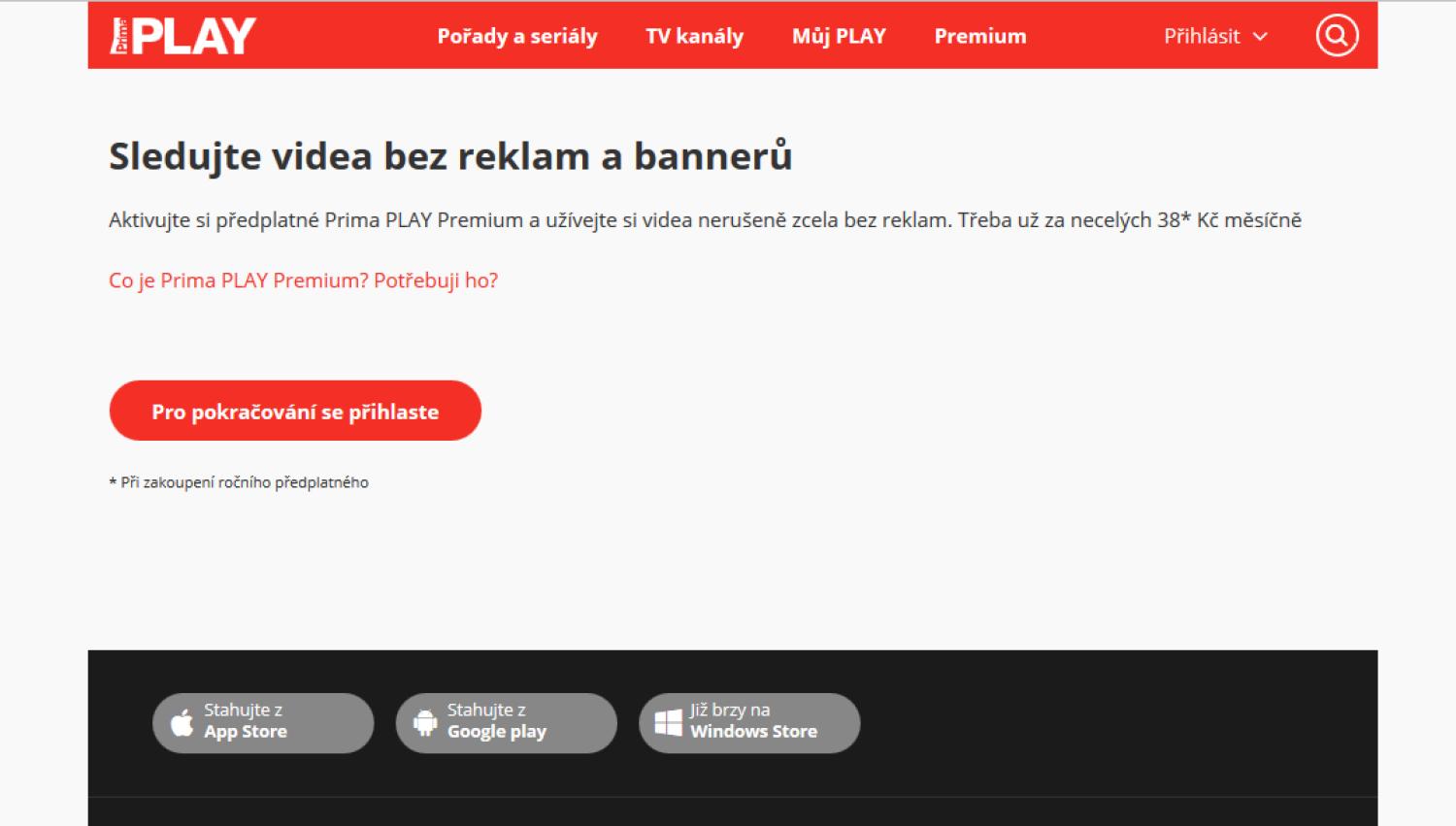 Prima Play - sledování zdarma