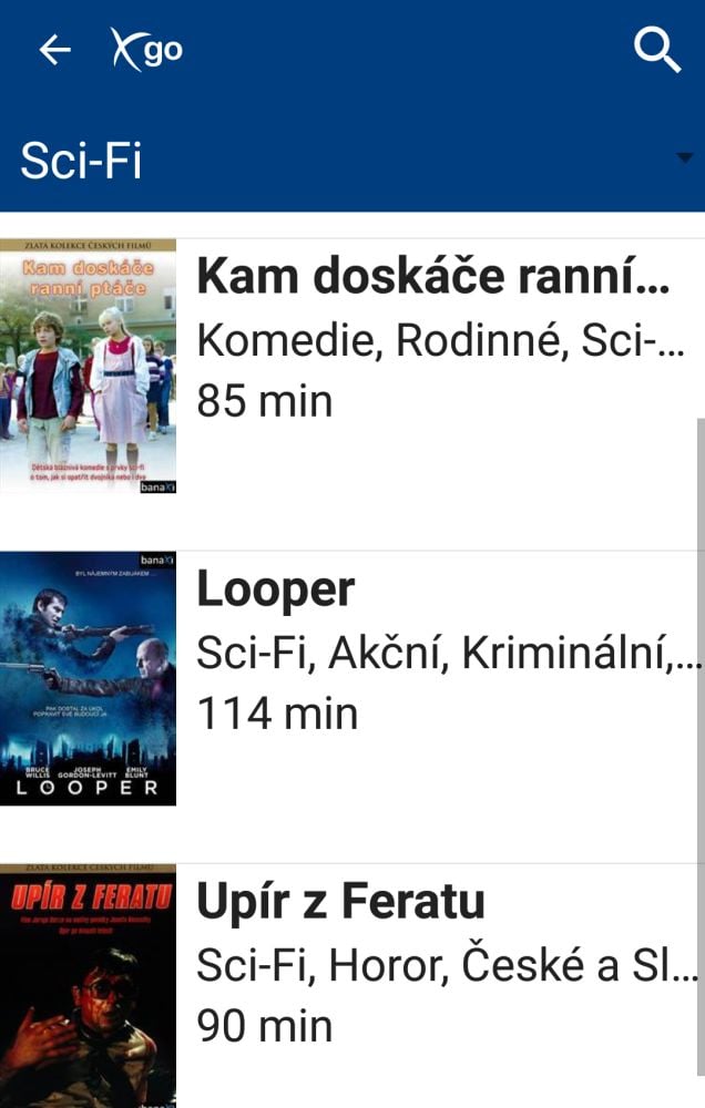 Skylink - Filmy a seriály