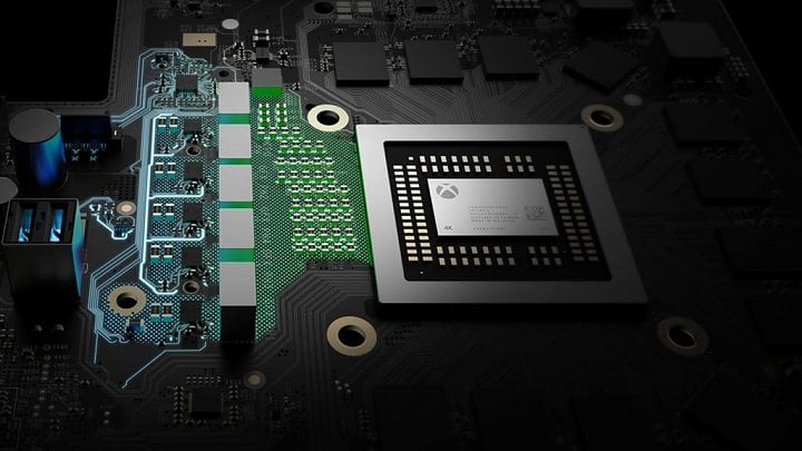 APU Scorpio Engine. POvšimněte si vizualizace napájecí kaskády. Ta má čtyři fáze pro GPU a jedinou pro jádra CPU