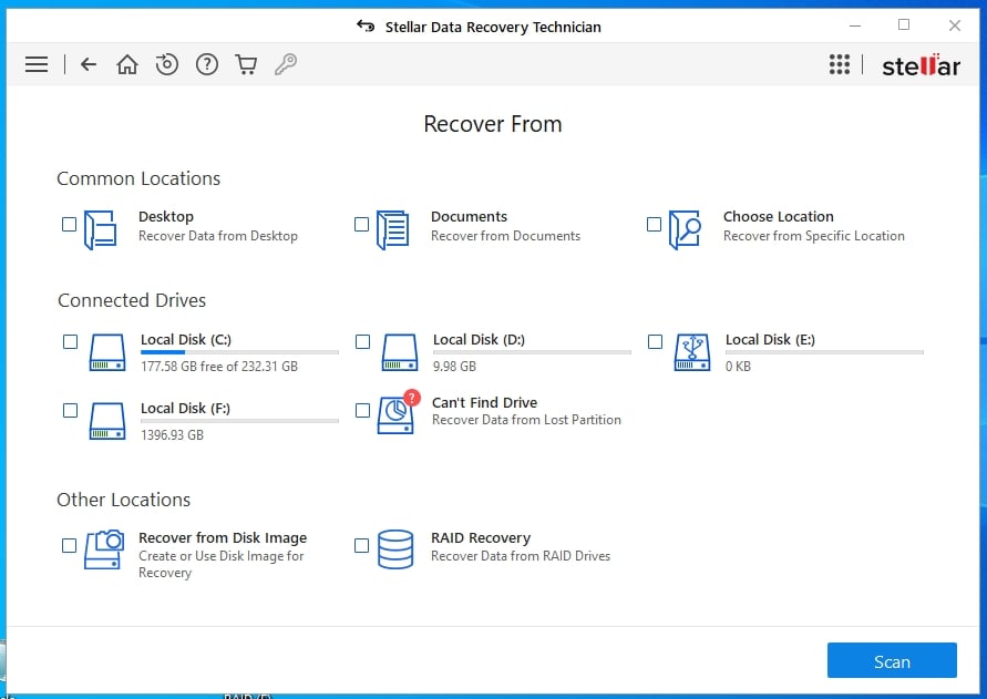 Jak vypadá obnova dat v podání Stellar Data Recovery Technician