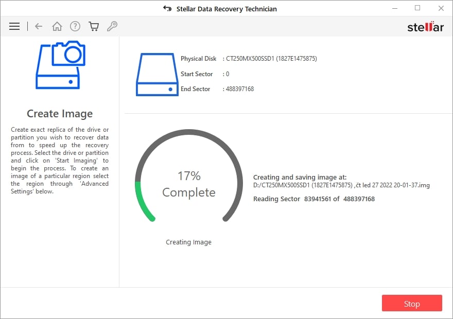 Jak vypadá obnova dat v podání Stellar Data Recovery Technician