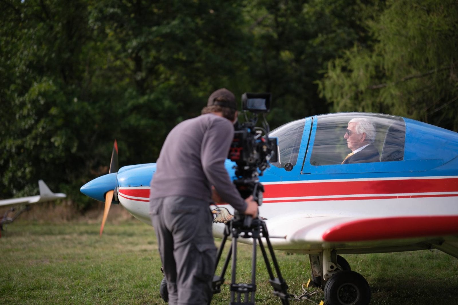 Natáčení seriálu Muži v letu (TV Nova)