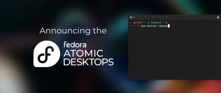 Oznámení Fedora Atomic Desktops