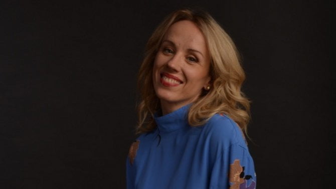 Herečka Petra Hřebíčková