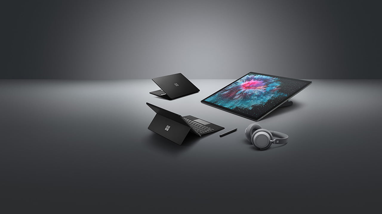 Surface Headphones, Laptop 2, Pro 6 a Studio 2 od Microsoftu