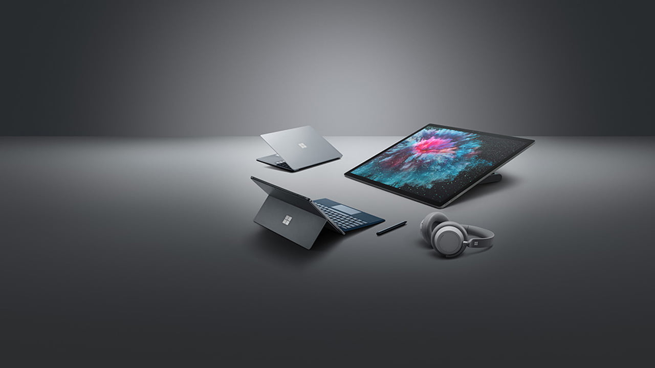 Surface Headphones, Laptop 2, Pro 6 a Studio 2 od Microsoftu