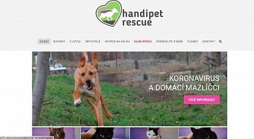 Handipet Rescue je útočiště pro handicapované, nemocné a týrané psy a kočky. (2.6.2020)