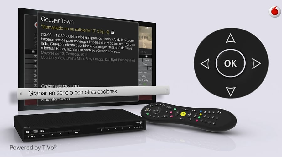 Vodafone Španělsko - nahrávání programů