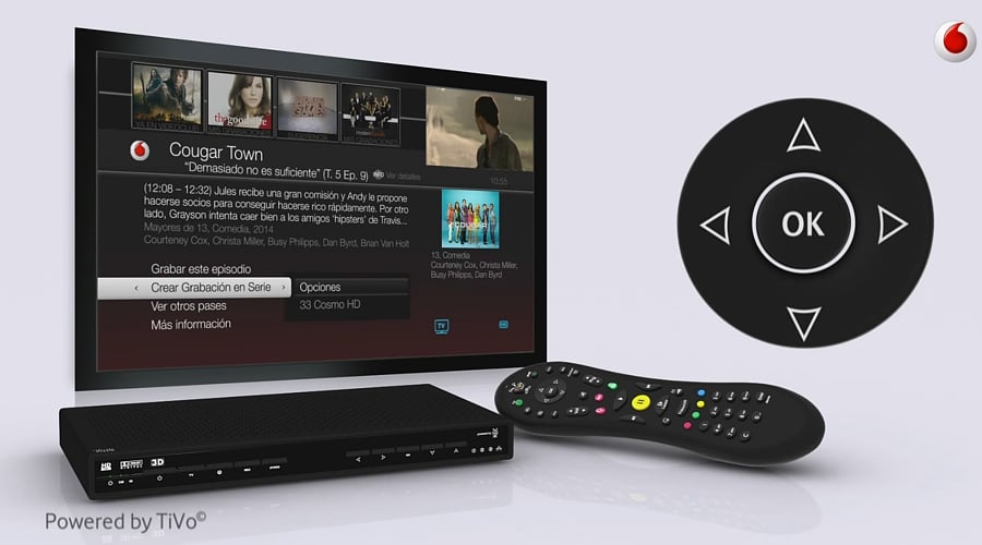 Vodafone Španělsko - nahrávání programů