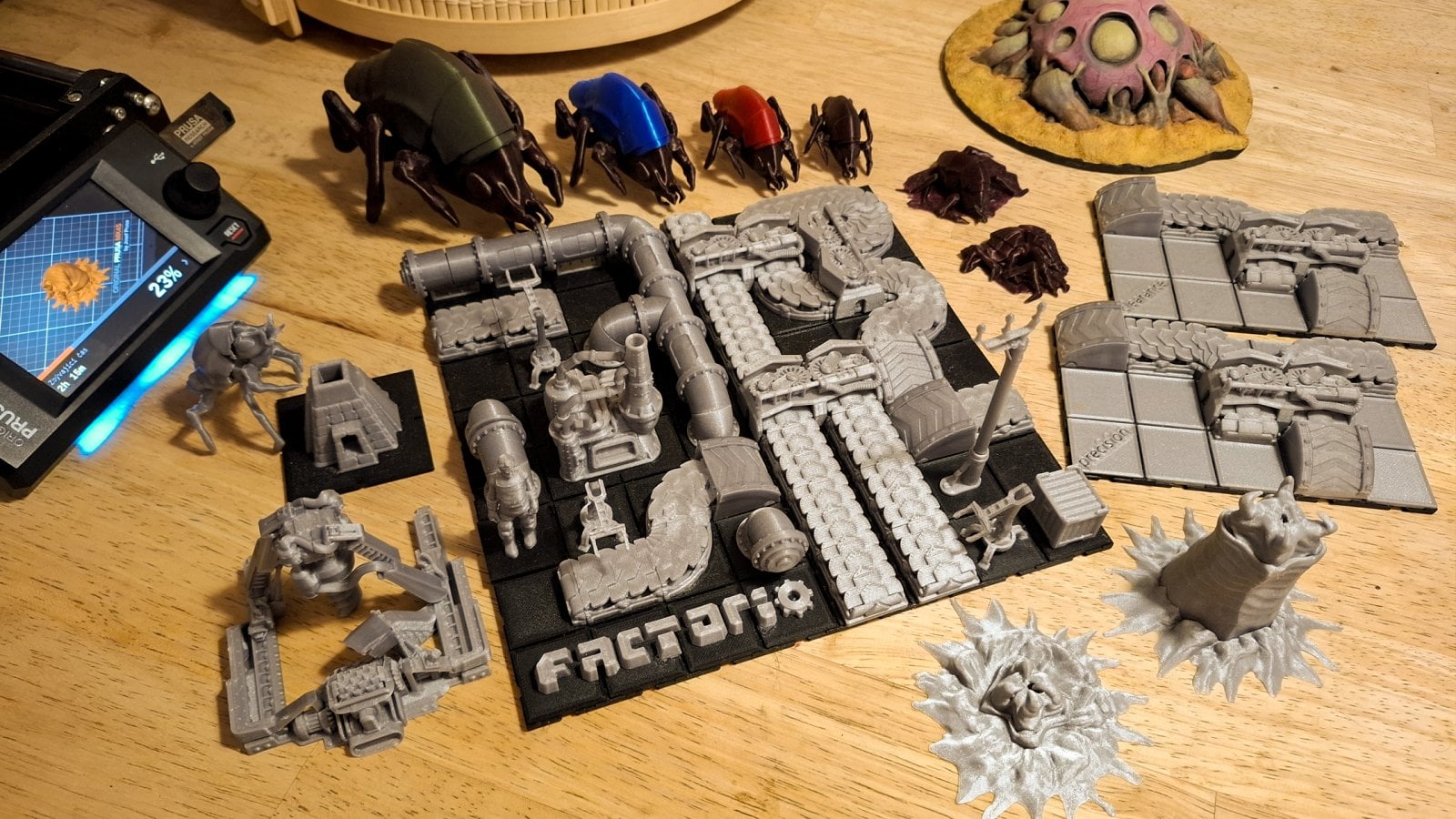 3D modely ze hry Factorio