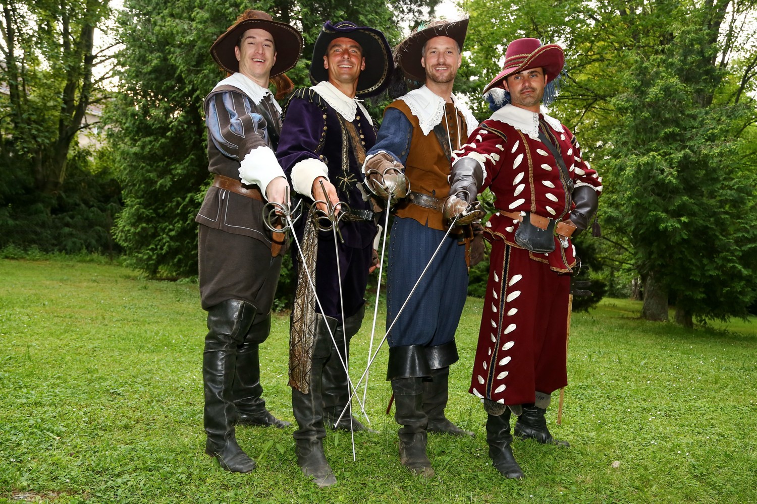 Barrandovský večírek TV Prima k nasazení seriálu Tři mušketýři