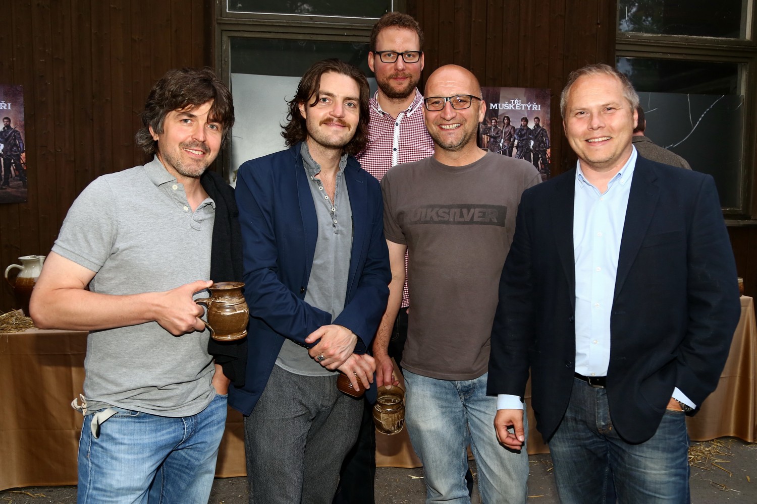 Barrandovský večírek TV Prima k nasazení seriálu Tři mušketýři