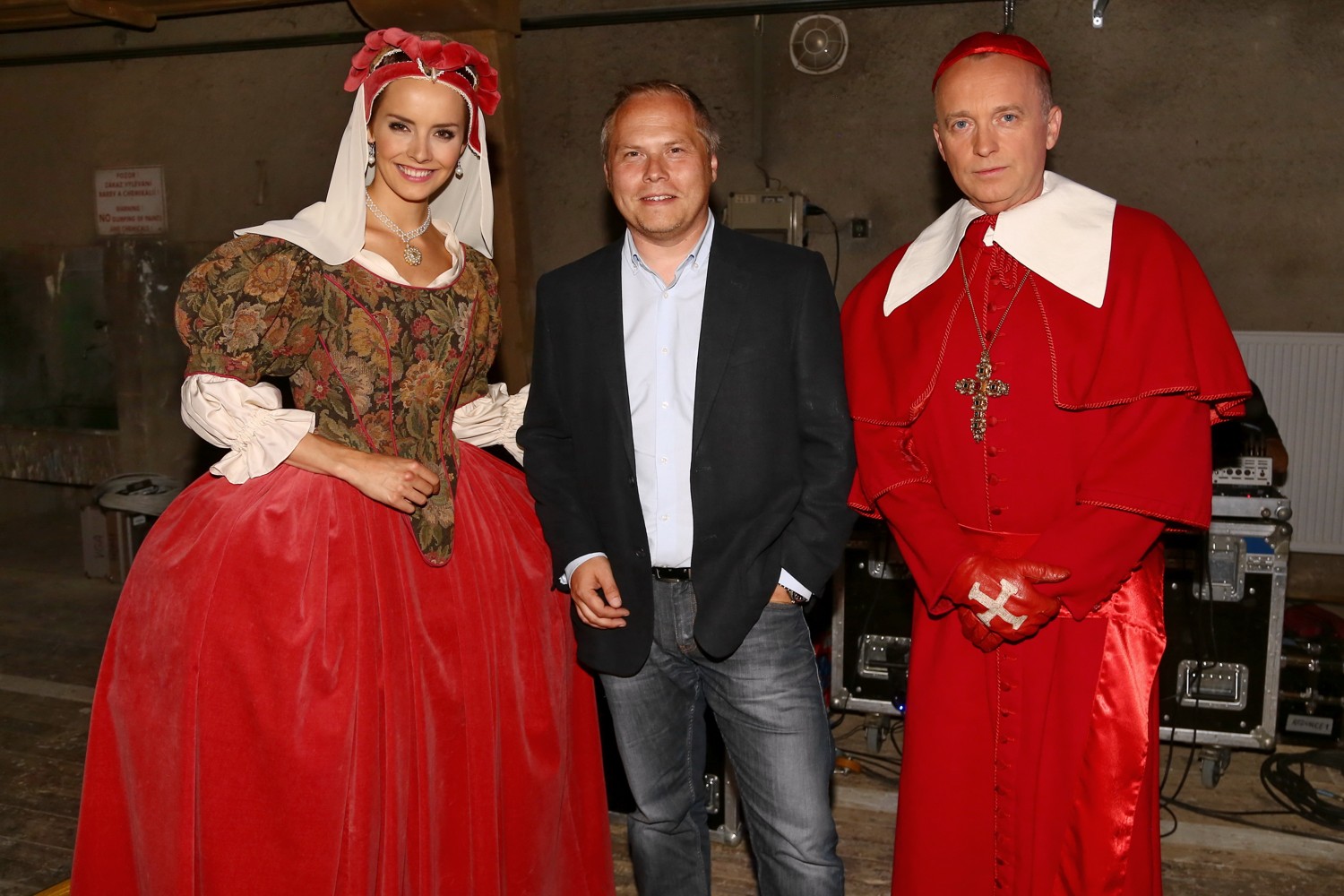 Barrandovský večírek TV Prima k nasazení seriálu Tři mušketýři