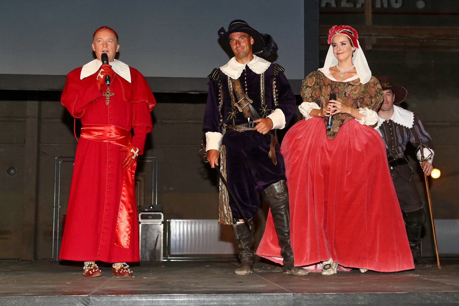 Barrandovský večírek TV Prima k nasazení seriálu Tři mušketýři