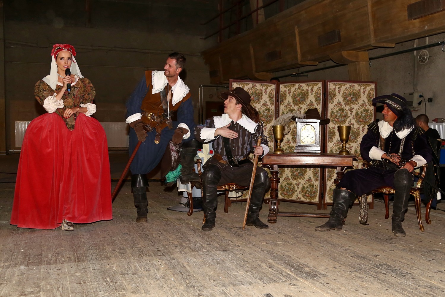 Barrandovský večírek TV Prima k nasazení seriálu Tři mušketýři