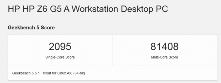 Ryzen Threadripper Pro 7995WX v databázi Geekbench