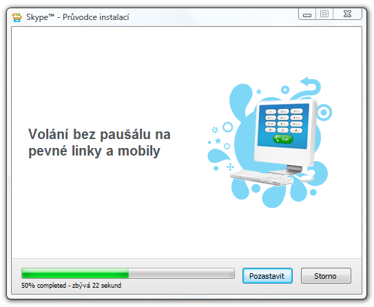 <p>Během instalace je uživatel seznámen se základními funkcemi</p>