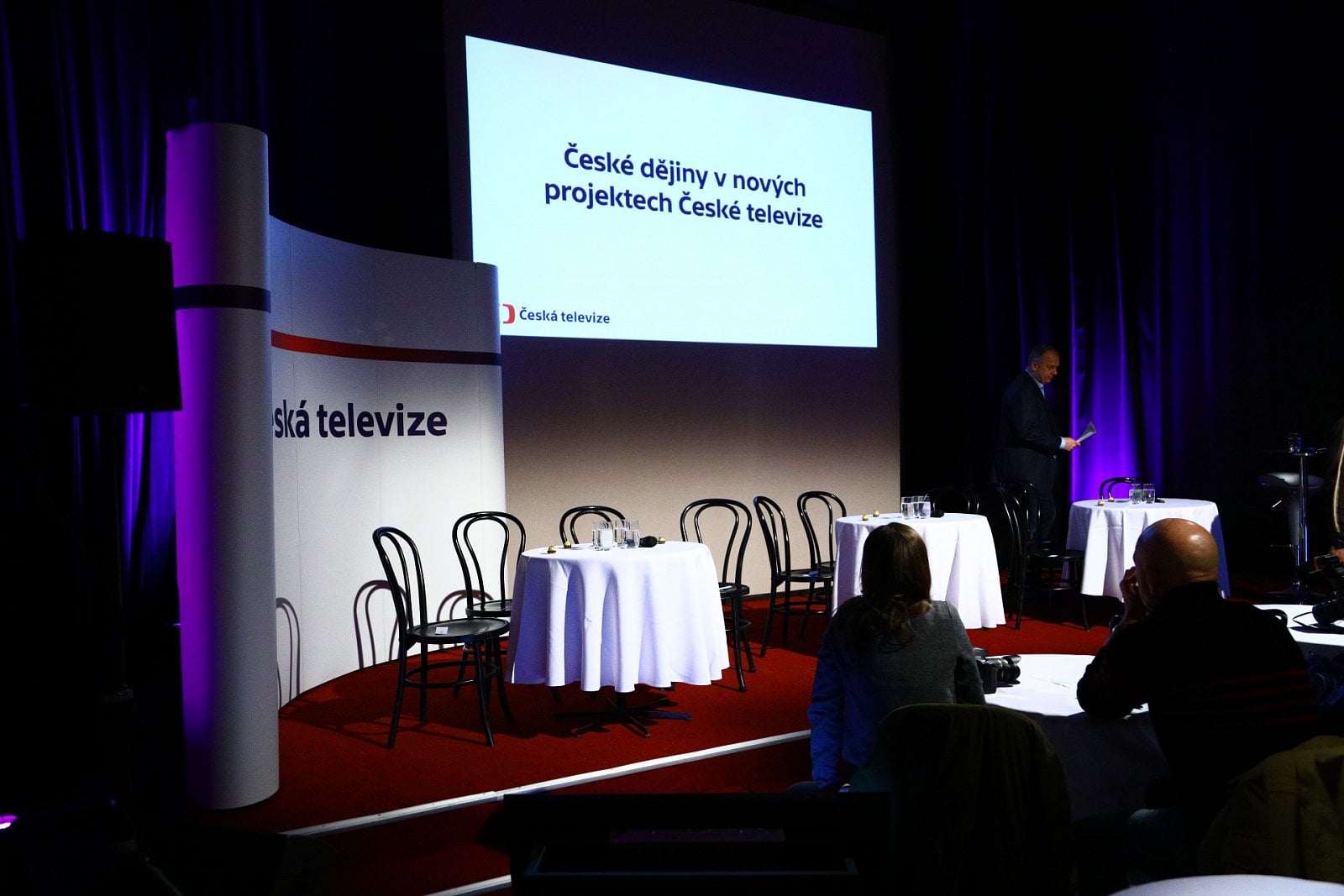 Tisková konference k novým projektům České televize, březen 2017