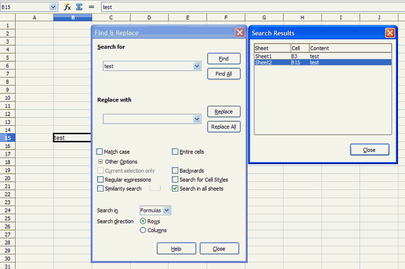 Nové možnosti dostalo vyhledávání textu ve více listech.