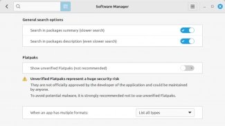 Neověřené Flatpaky na Linux Mint