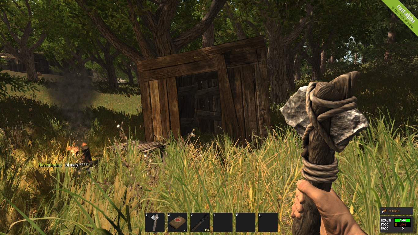 Rust - obrázky ze hry.