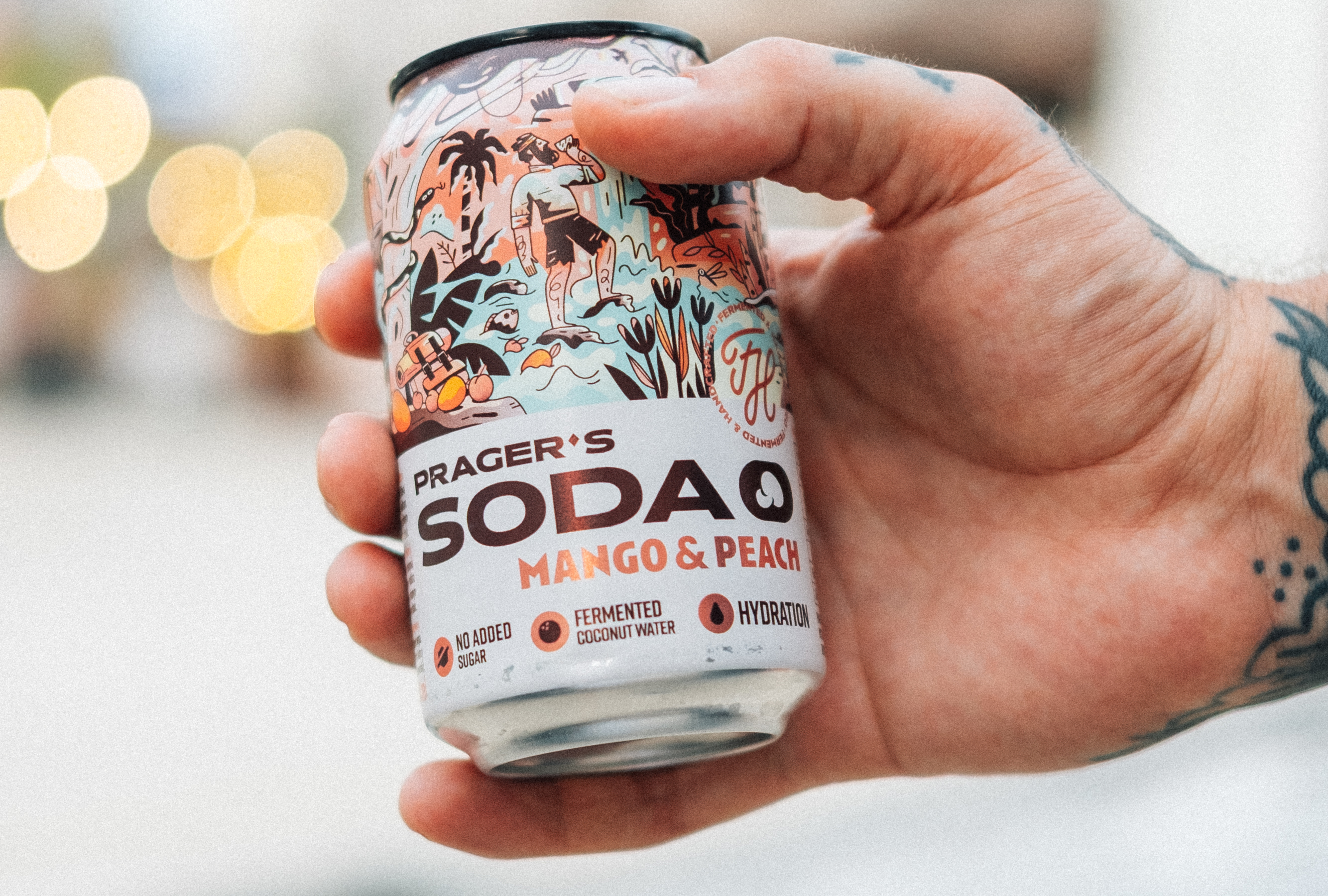 Prager´s, Soda na bázi fermentované kokosové vody