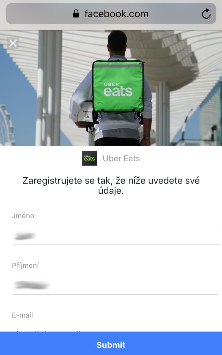 Uber Eats hledá řidiče v Praze