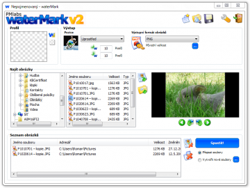 <p>waterMark v2 - grafické prostředí působí velmi moderně</p>