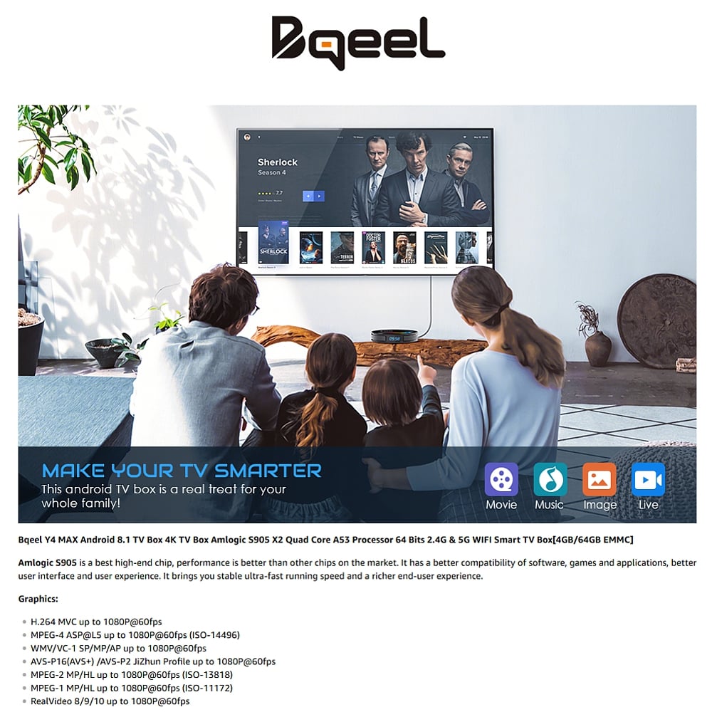 Bqeel - Produktové listy Amazon