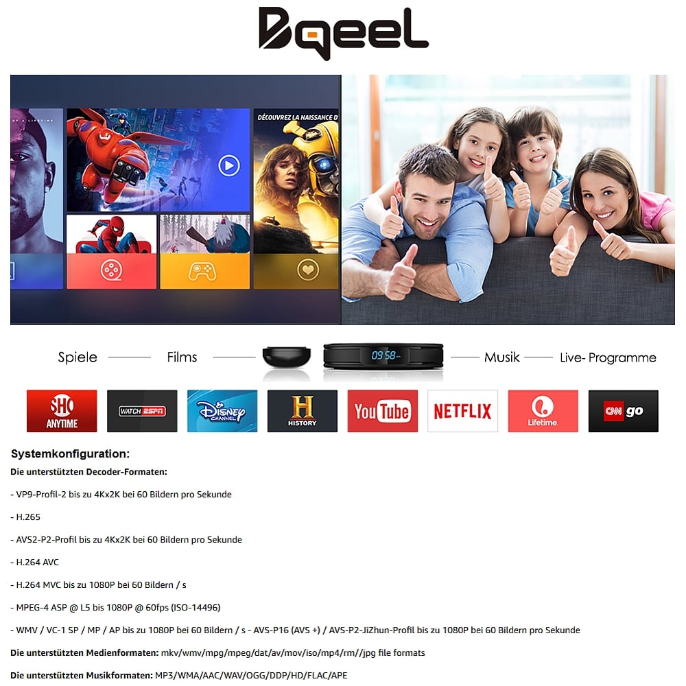 Bqeel - Produktové listy Amazon