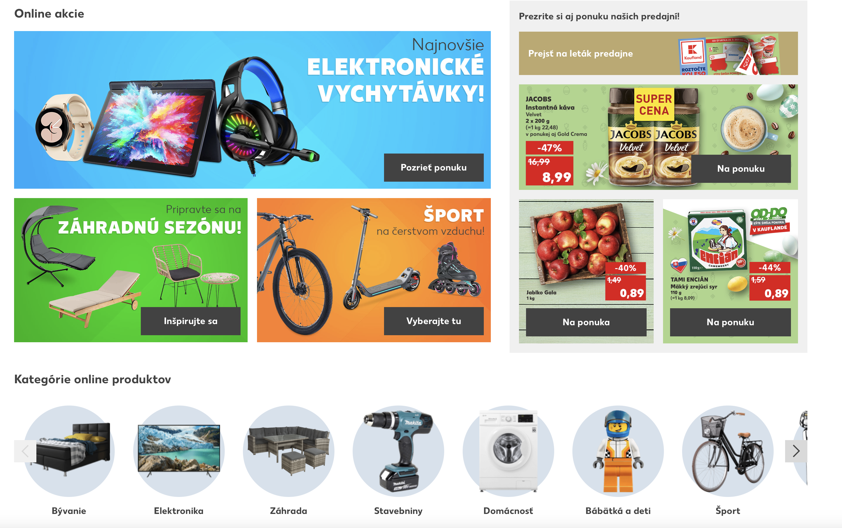 Takto vypadá online tržiště Kauflandu na Slovensku, v Česku bude obdobné