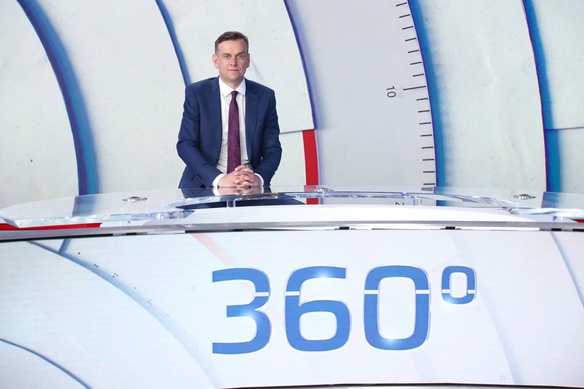 Michal Půr jako moderátor CNN Prima News