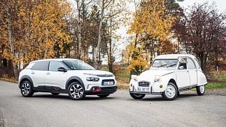 Náhledový obrázek - Citroën C4 Cactus vs. 2CV 6: Je libo koberec či kachnu?