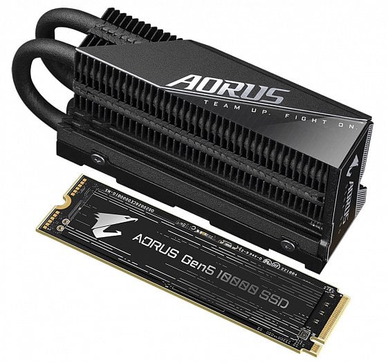 AORUS Gen5 10000 SSD 1TB s chladičem M.2 Thermal Guard XTREME