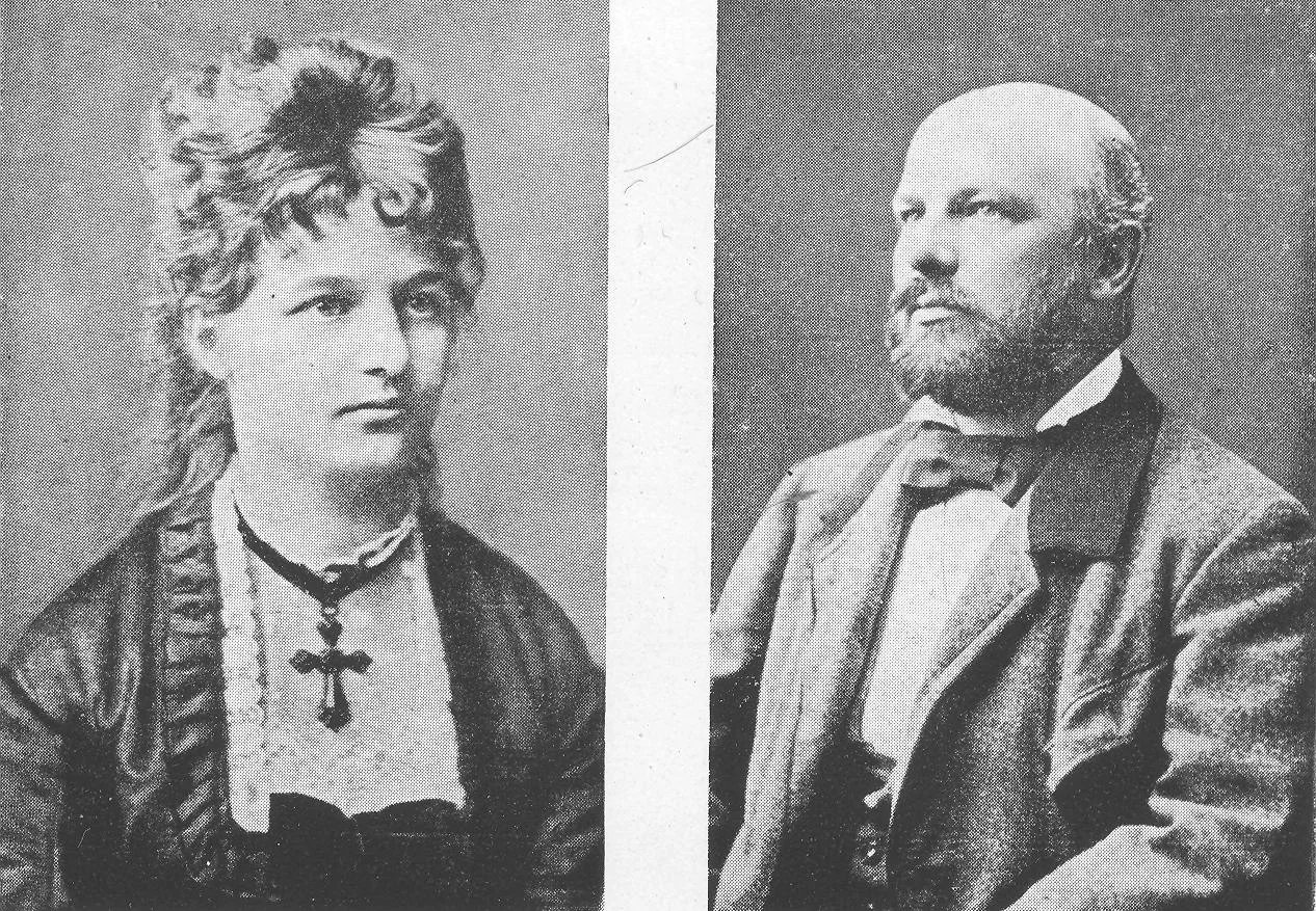 Smetanova dcera Žofie a její manžel, jabkenický lesmistr Josef Schwarz, u kterých Smetana strávil poslední léta svého života