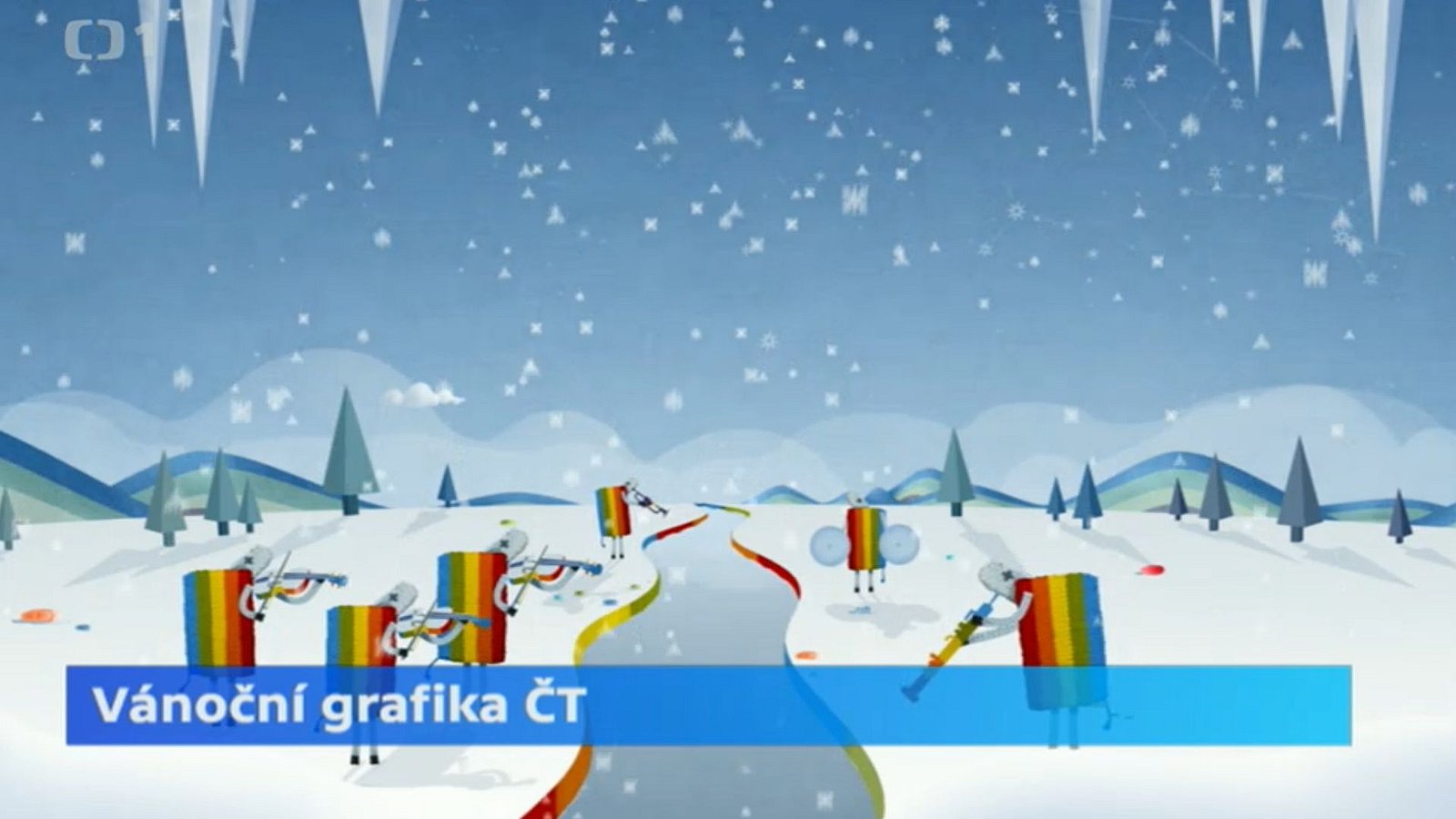 Česká televize - vizuál pro vánoční svátky 2013