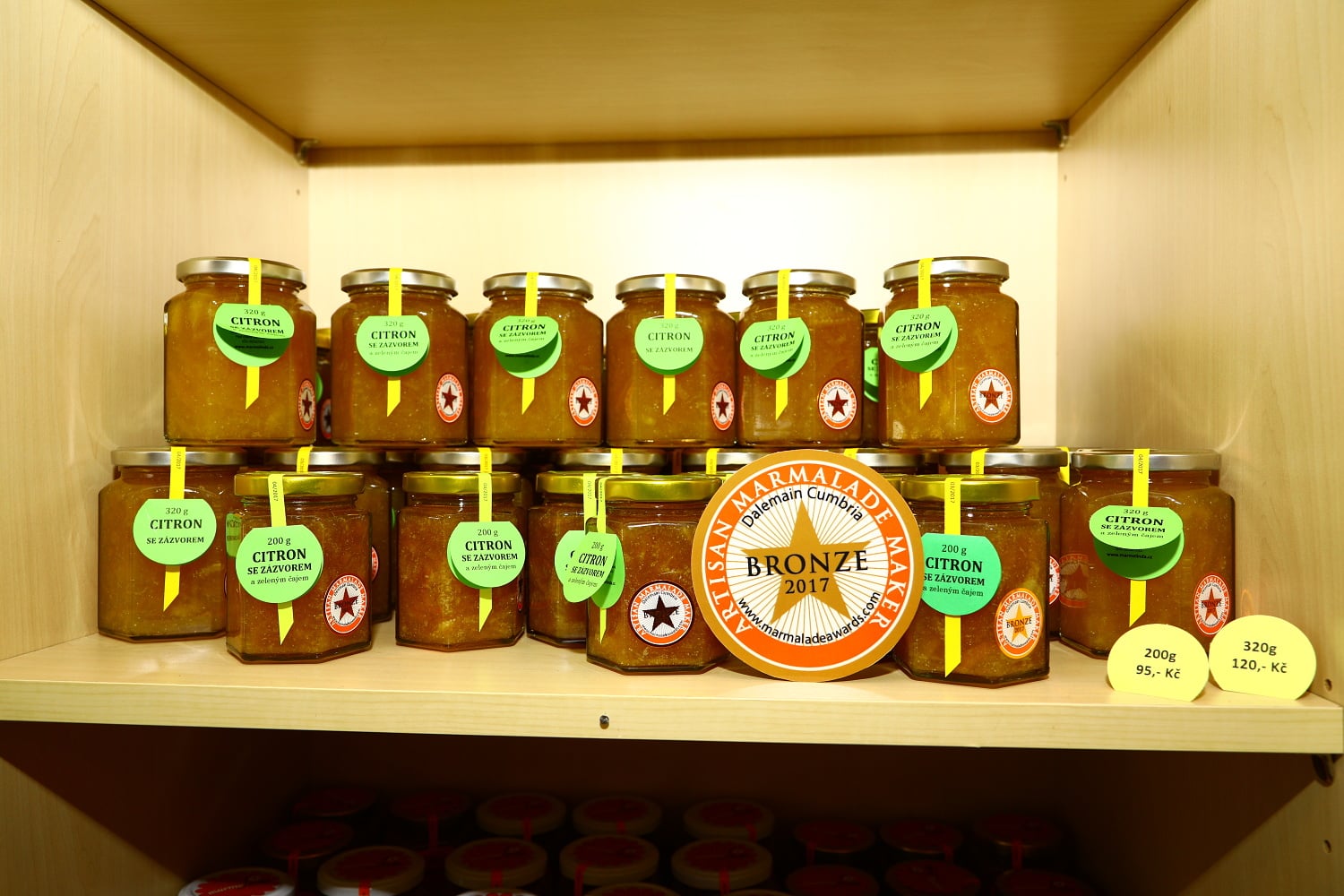 Česko má další marmeládovou královnu. Marmelinda je zlatá.