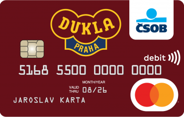 ČSOB a Poštovní spořitelna nabídne platební karty dalších fotbalových klubů.