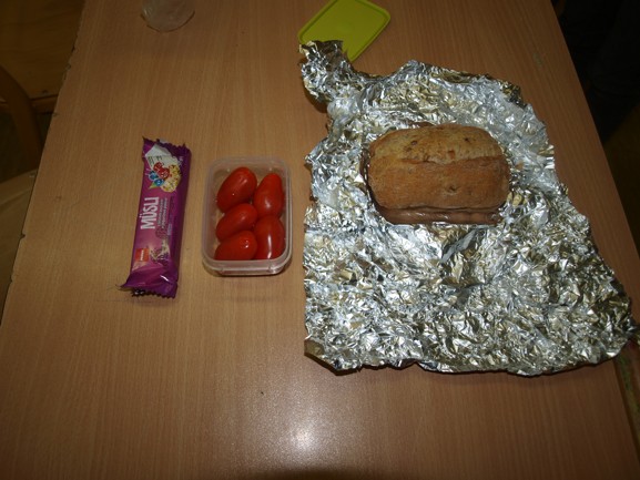 Svačiny žáků 7. a 8. třídy základní školy