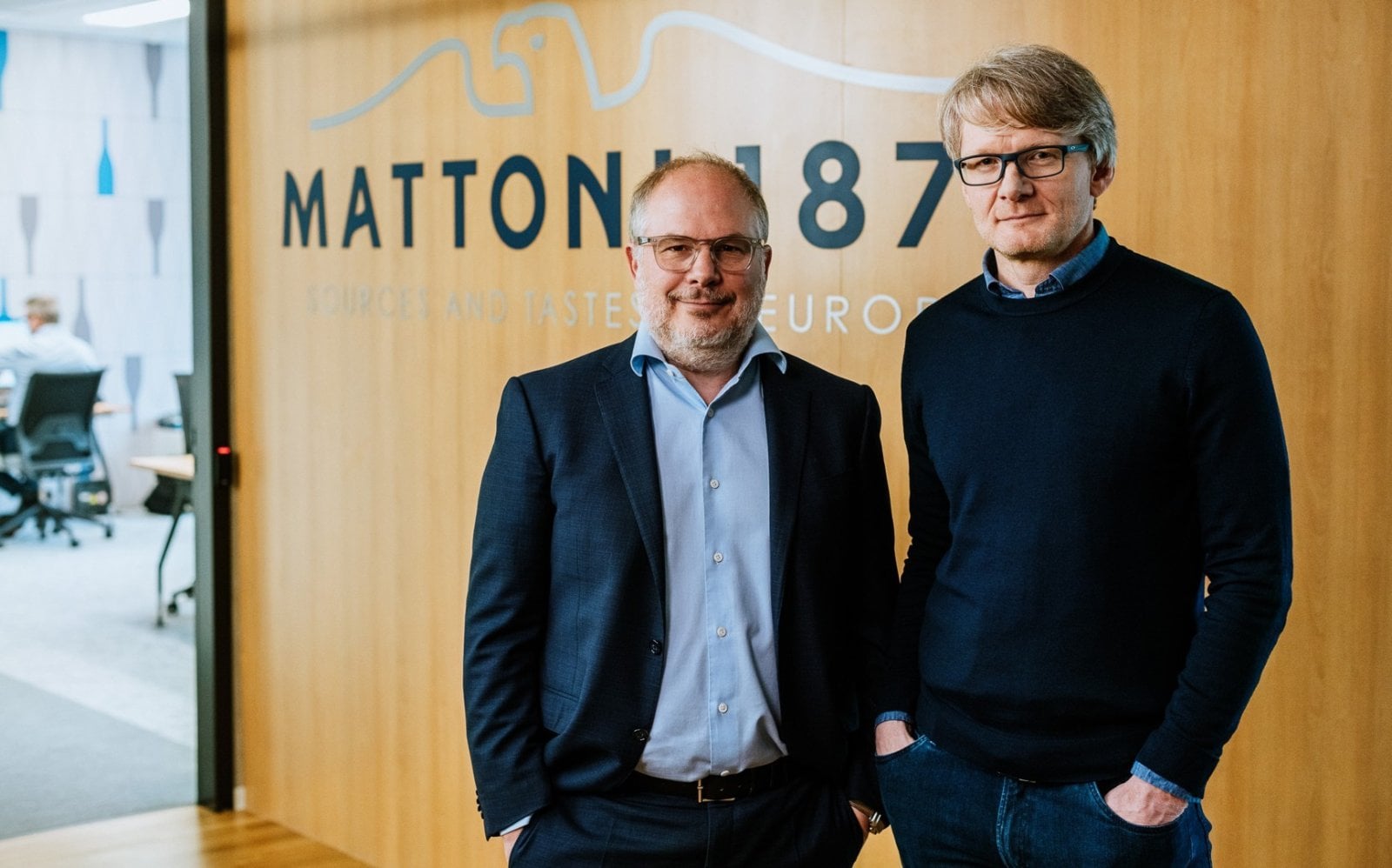 Výkonný prezident Mattoni 1873 Alessandro Pasquale a CEO Ondřej Postránský