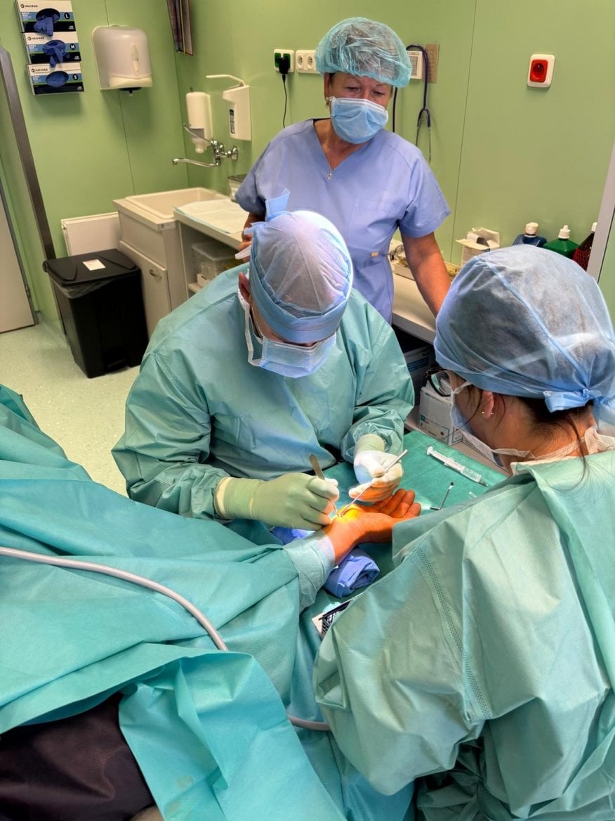 Endoskopická operace syndromu karpálního tunelu