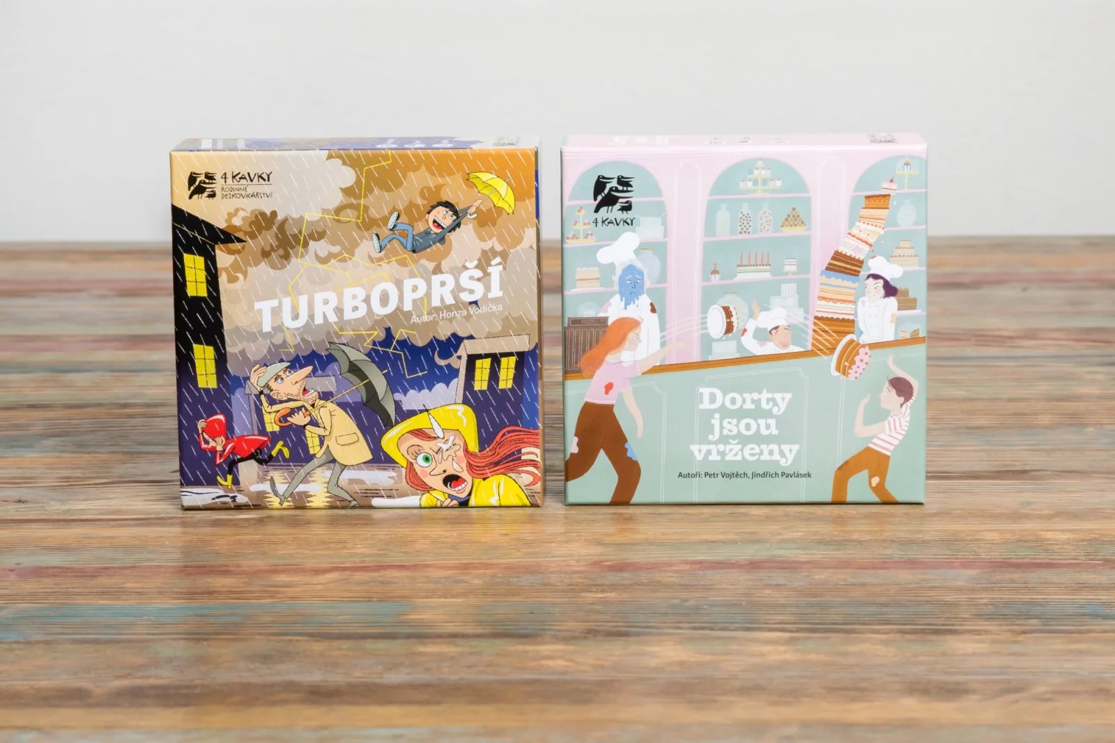 Hry Turboprší a Dorty jsou vrženy