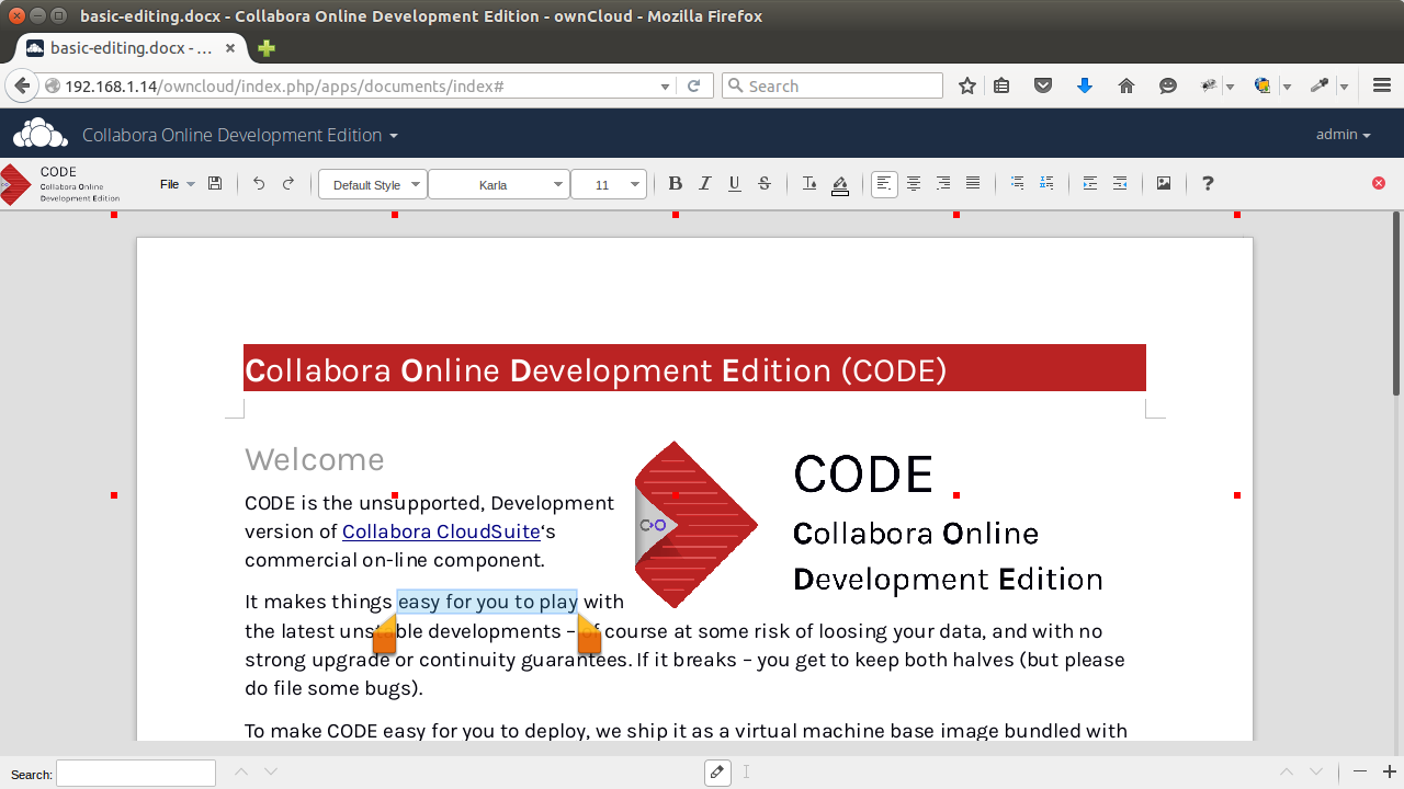 Collabora Online Development Edition