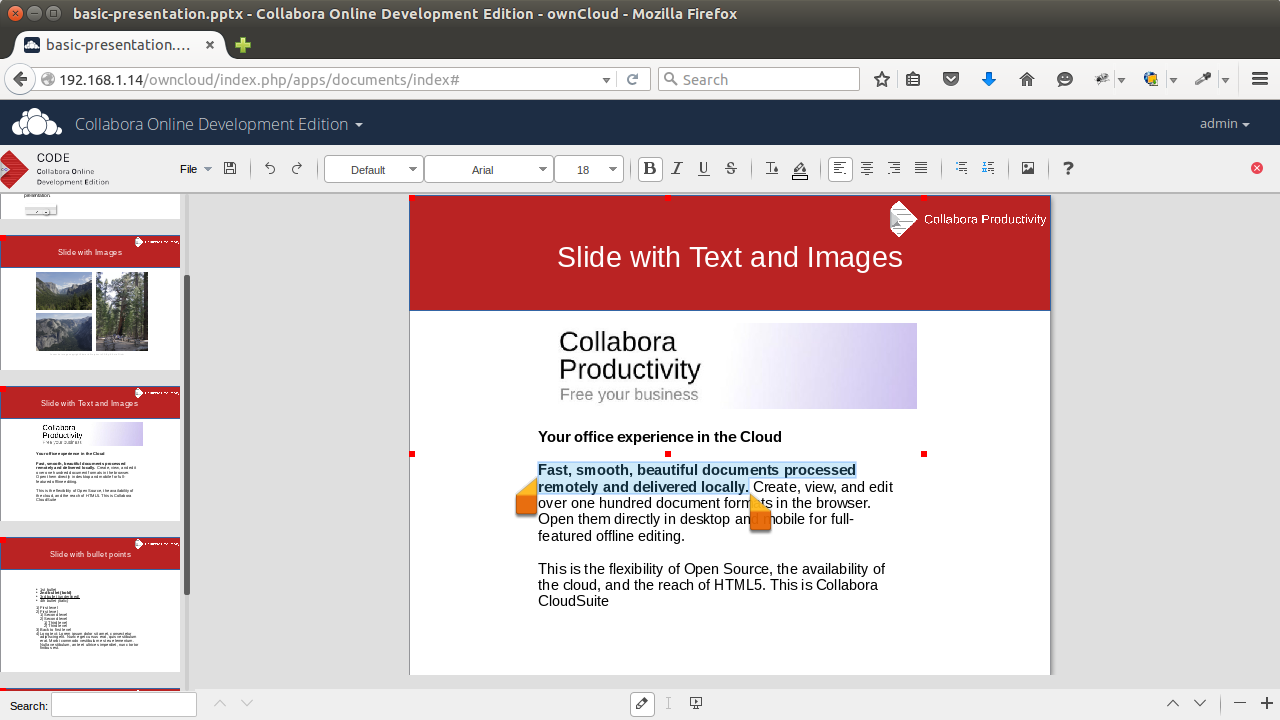 Collabora Online Development Edition