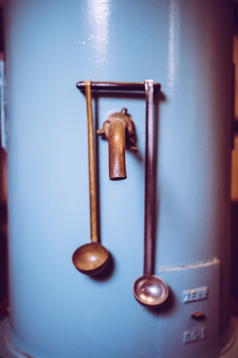 Naběračky na kotli