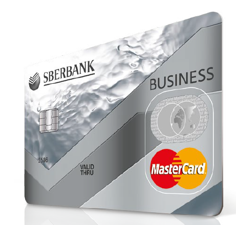 Platební karta Business od Sberbank.