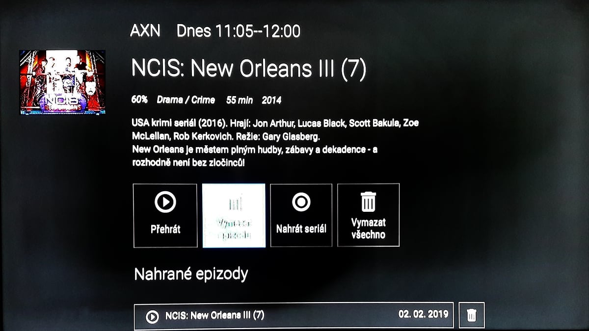 SledováníTV - Dávkové nahrávání a nahrávání seriálů