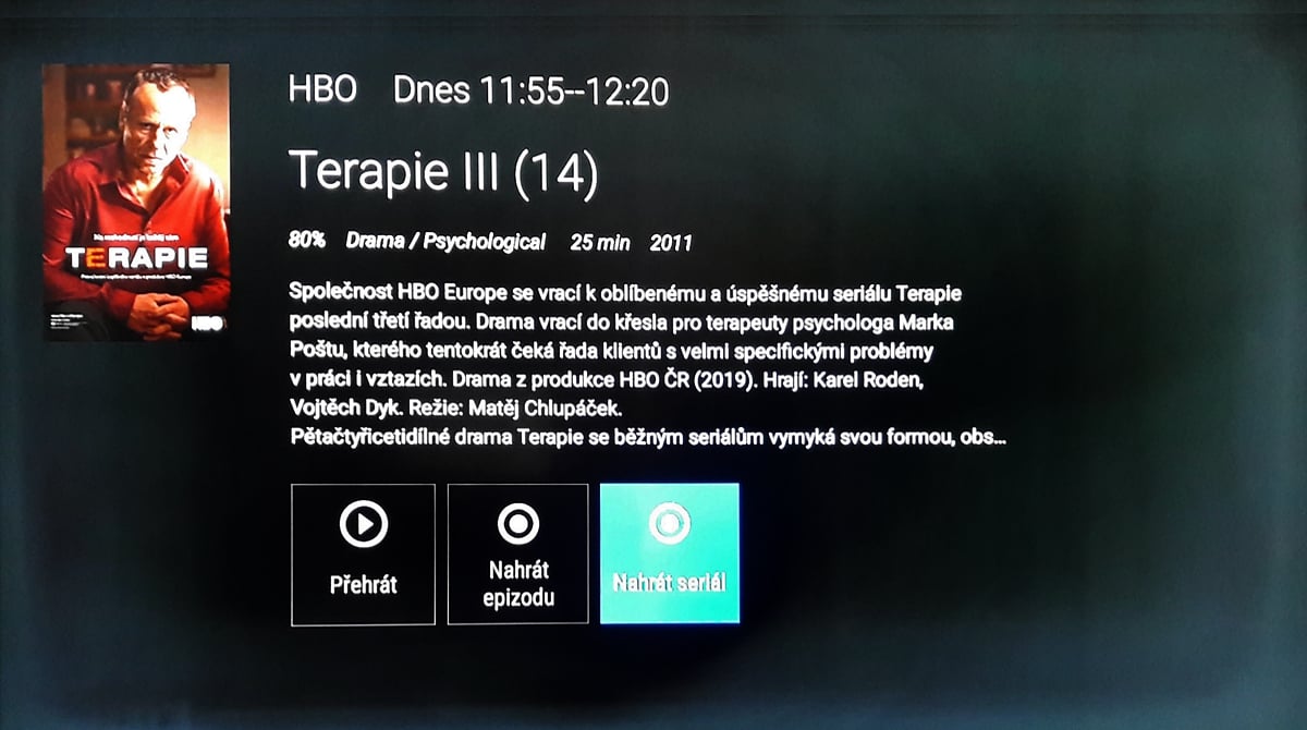 SledováníTV - Dávkové nahrávání a nahrávání seriálů