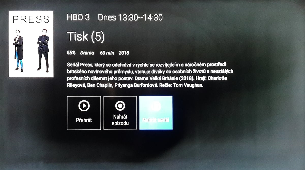 SledováníTV - Dávkové nahrávání a nahrávání seriálů